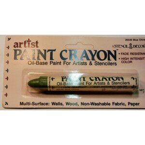 Artist Paint Crayon Blue chintz Oil Base Artist Stenciler 26546